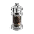 Cole & Mason 575 Acrylic Pepper Mill Fine/Coarse Peppercorn Spice Grinder Clear