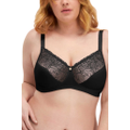 Berlei Womens Classic Lace Embroidered Wirefree Bra Black