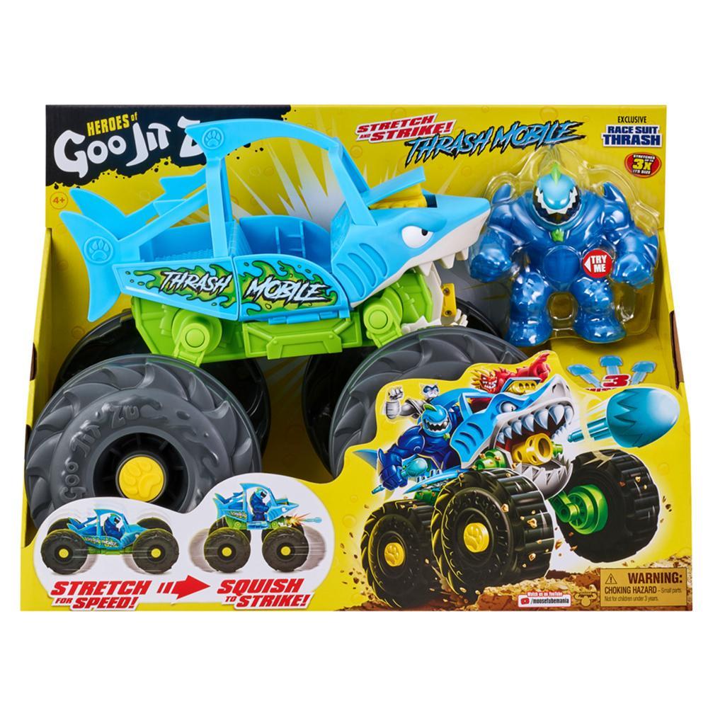 Heroes of Goo Jit Zu Stretch & Strike Thrash Mobile Monster Truck Kids Toy 4y+