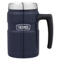 THERMOS STAINLESS KING CAMP COFFEE MUG 470ML - BLUE