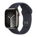 Apple Watch Series 9 Smartwatch Black 41 mm - Men's Stainless Steel