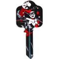 DC Comics Harley Quinn Door Key (Black/Red) (One Size)