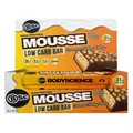 BSc Body Science High Protein Low Carb Mousse Bar Caramel Hokey Pokey 55g (Pack of 12)
