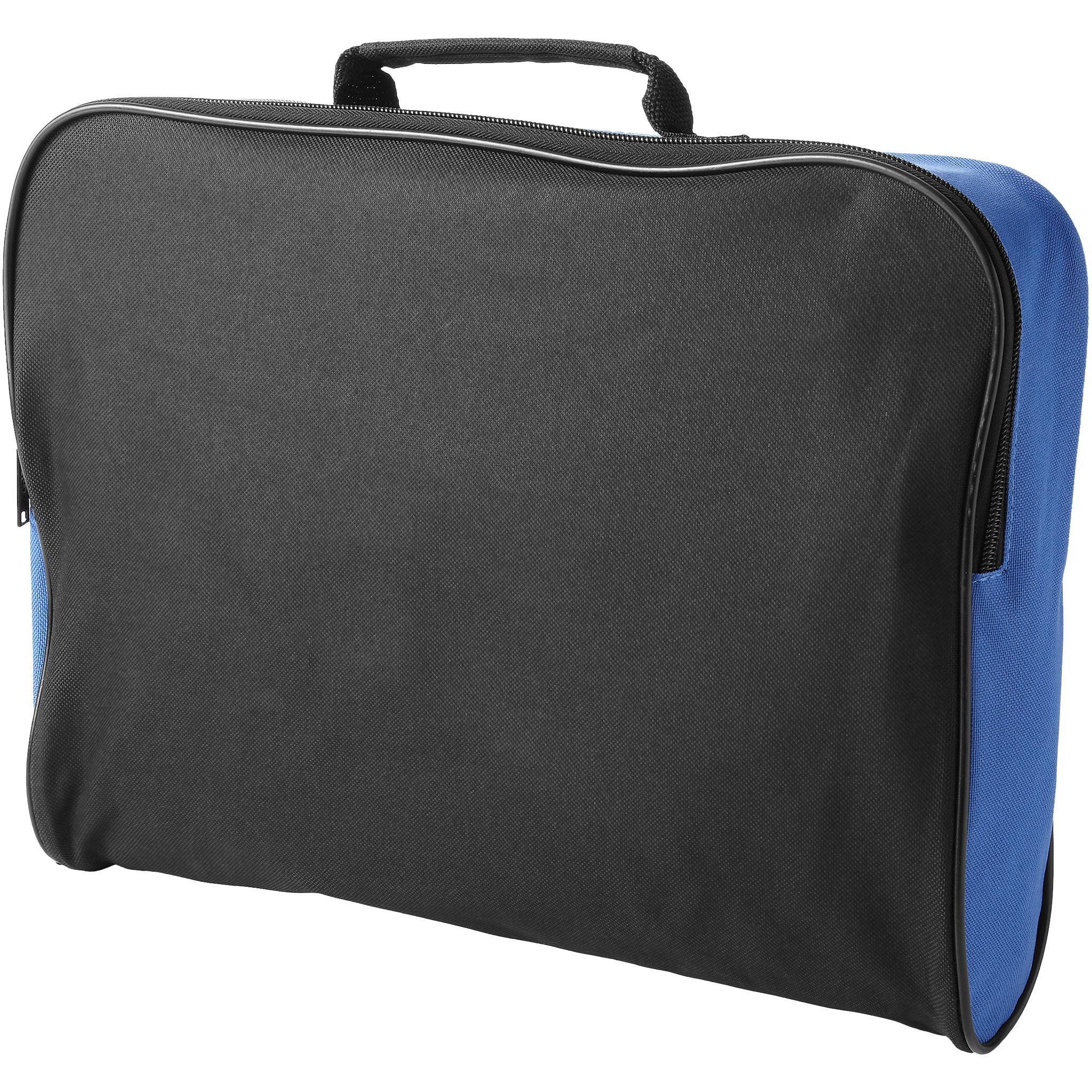 Bullet Florida Conference Bag (Solid Black/Royal Blue) (40 x 8 x 27cm)