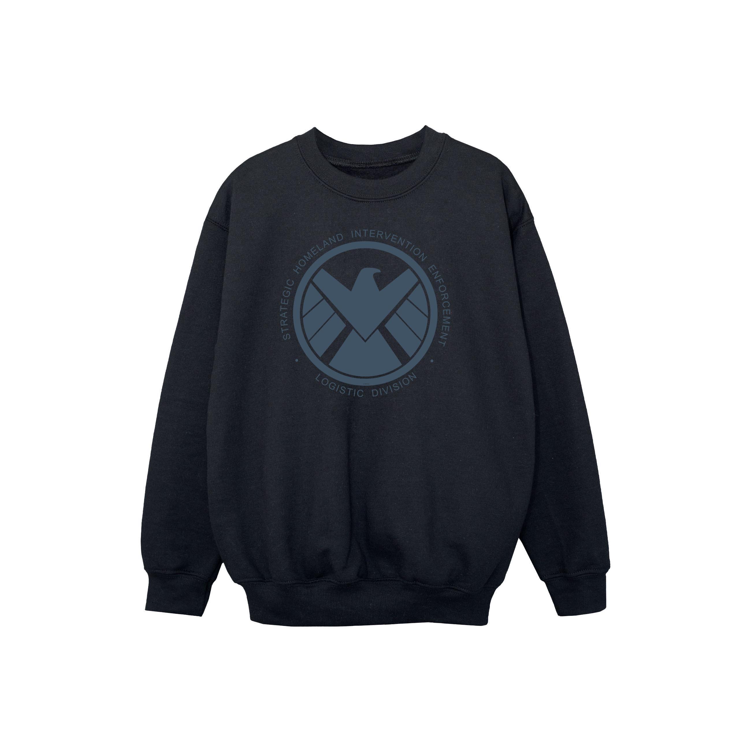 Marvel Girls Agents Of SHIELD Logistics Division Sweatshirt (Black) (5-6 Years)
