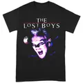 The Lost Boys Unisex Adult Snarl Tinted T-Shirt (Black/Purple/White) (M)