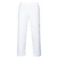 Portwest Mens Twill Bakers Trousers (White) (L R)