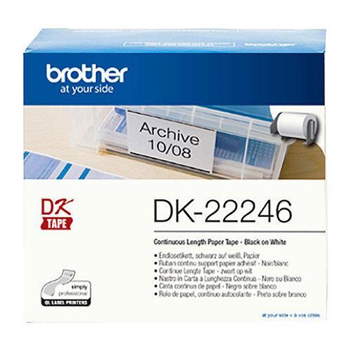 Brother DK-22246 White Roll - 103mm x 30.48m