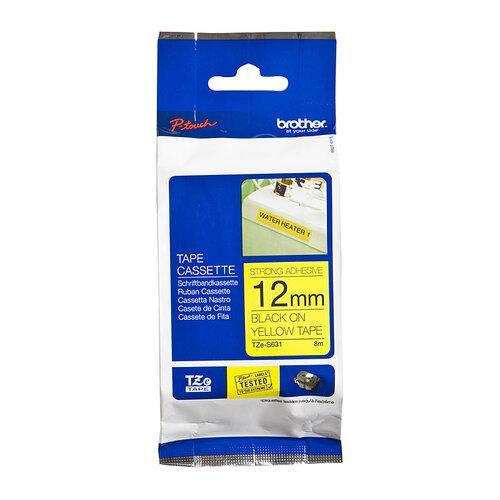 Brother TZe-S631 Labelling Tape - 12mm x 8m