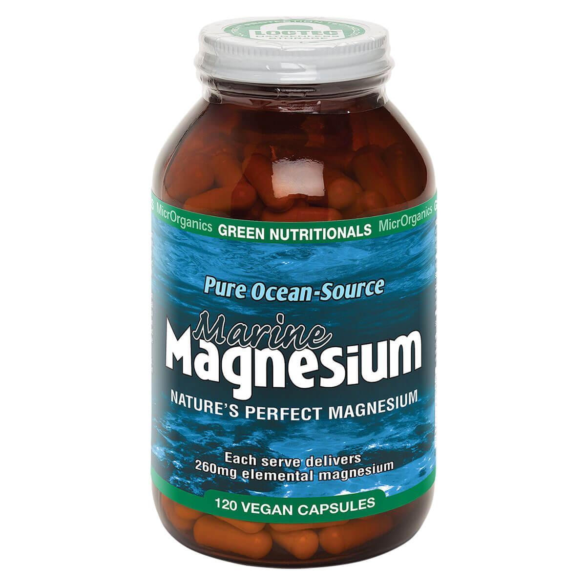 MarineMAGNESIUM - Pure Ocean-Source Magnesium Capsules - Green Nutritionals