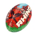 Rhino Graffiti Rugby Ball (Red/Blue/Green) (5)