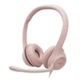 Logitech H390 Wired USB Headset - Rose