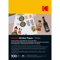 Kodak Sticker Paper Matte A4 100 Sheets