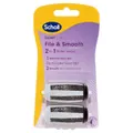 Scholl ExpertCare File and Smooth 2 in 1 Roller Head Refill 2pk