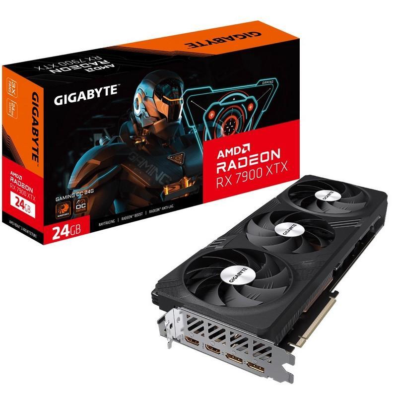 Gigabyte GV-R79XTXGAMING OC-24GD RX 7900 XTX Gaming OC 24G Video card, PCI-E 4.0, GDDR6, 2x DP2.1, 2x