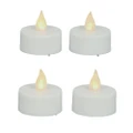Premier Tea Lights (Pack of 4) (White) (One Size)