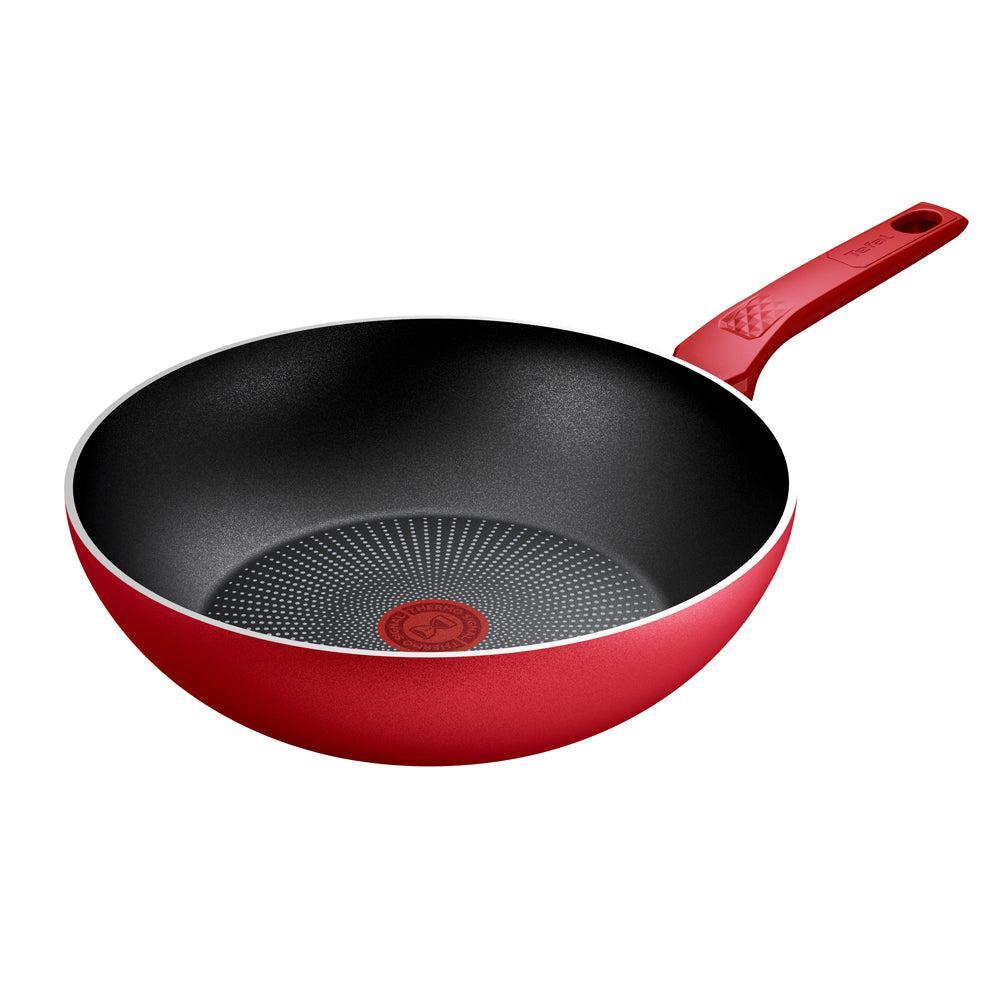 Tefal Daily Expert Red Non-Stick Wok 28cm