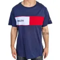 Henleys Mens Signature T-Shirt Top Tee - Navy - L