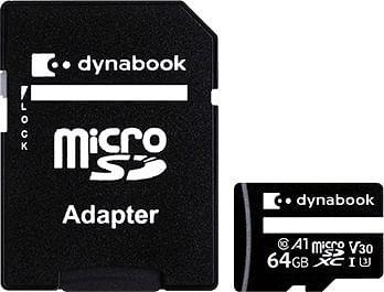 Toshiba Dynabook Performance 64GB Micro SDHC Card Class 10 A1 with Adaptor [OA1225A-PHCA]