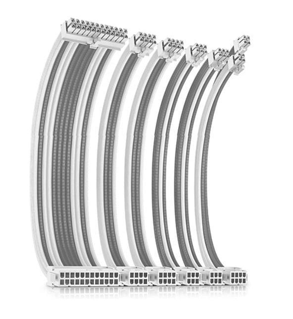 Antec CIP4 Extension Cable Kit White Grey 6Pack [AT-ECAB-W300-C1P4-W/GY]