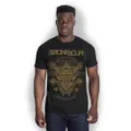 Stone Sour Unisex Adult Pyramid Cotton T-Shirt (Black) (S)