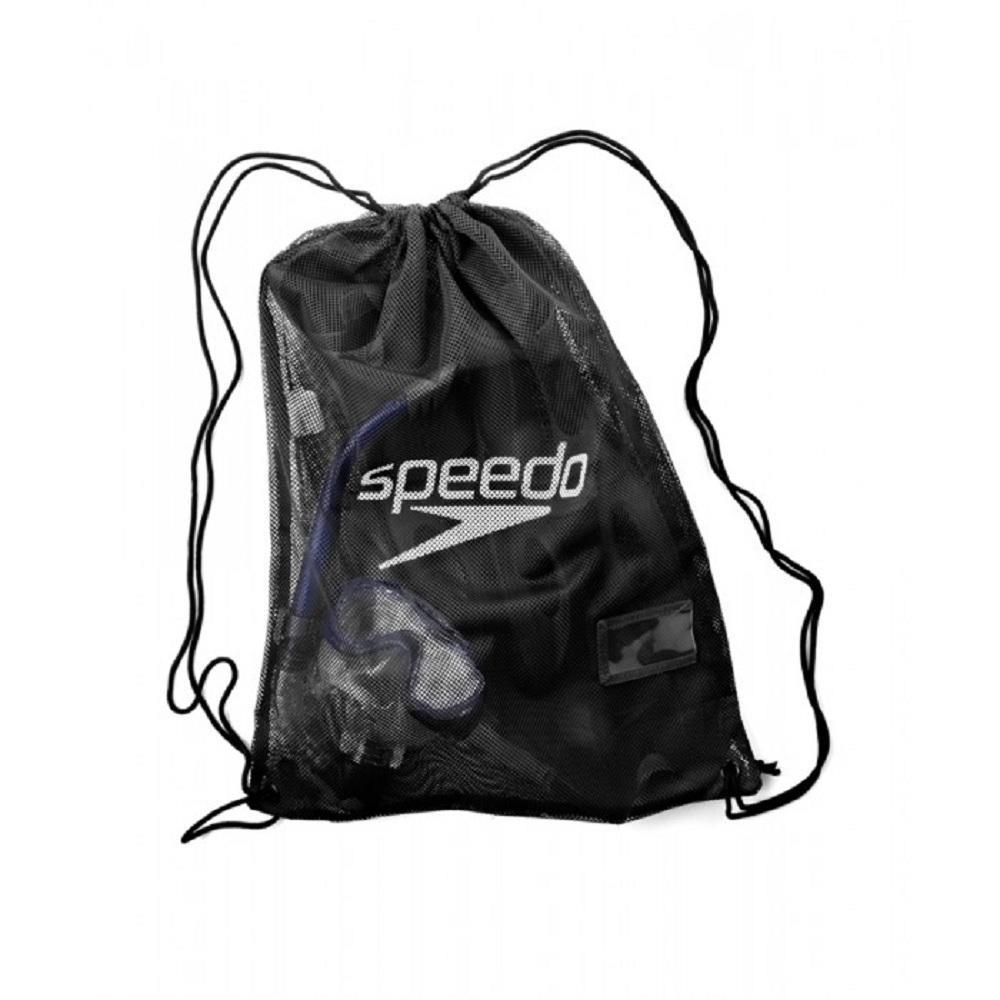 Speedo Mesh Bag (Black/White) (One Size)