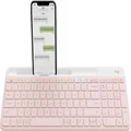 Logitech K580 Slim Multi-Device Wireless Keyboard - Rose [920-011329]