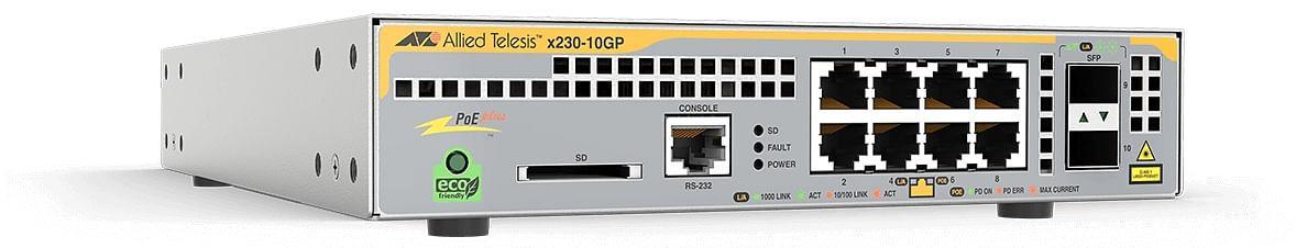Allied Telesis AT x230 10GP 40 Layer 2 8-Port Switch [AT-x230-10GP-40]