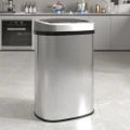 Advwin 50L Motion Sensor Bin Rubbish Bins Automatic Smart Kitchen Waste Trash Can Touch Free Steel