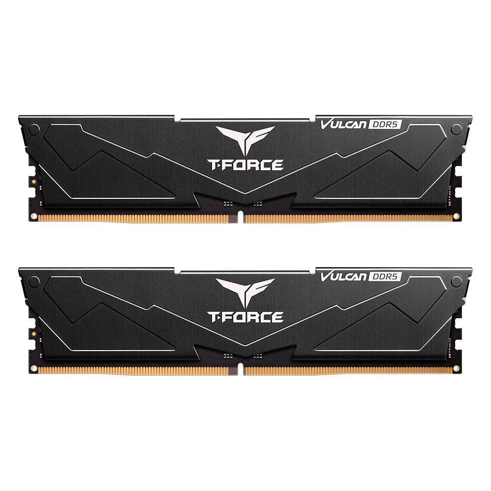Team T Force Vulcan 64GB(2x32GB) DDR5-6000 Memory [FLBD564G6000HC38ADC01]