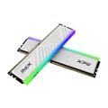ADATA XPG D35G RGB 32GB (2X16)DDR4-3200 Memory - White [AX4U320016G16A-DTWHD35G]