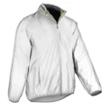 Spiro Mens Luxe Reflective Hi-Vis Jacket (Neon White) (S)