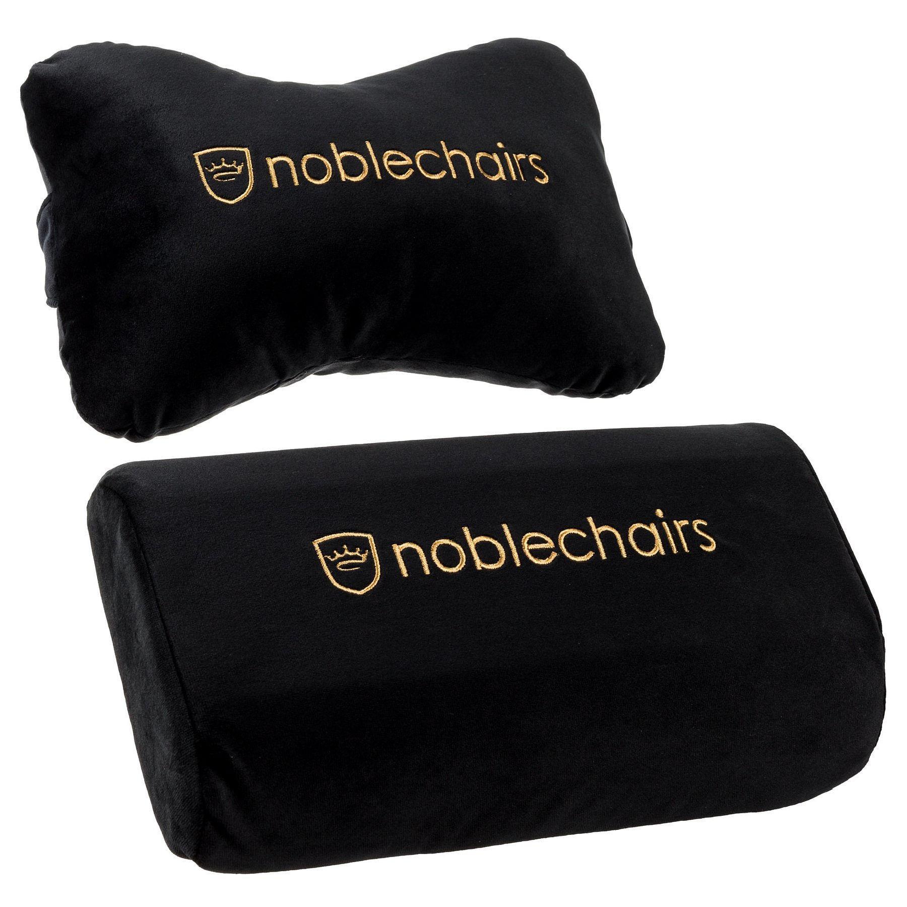 Noblechairs Pillow-Set Epic/Icon/Hero - Black/Gold [NBL-SP-PST-004]