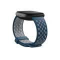 Fitbit Sense/Versa 3 Health/Fitness Watch Sport Accessory Band (Large) - Sapphire/Grey [FB174SBNVGYL]