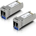 Ubiquiti UFiber SFP+ Single-Mode Module 10G BiDi 2-pack - Same 10Gbps speed, Less Cable Required (Single Strand and LC Connector)
