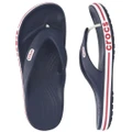 Crocs Unisex Bayaband Flip Sandals - Navy/Pepper