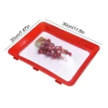 Food Preservation Tray Reusable Plastic Food Fresh Storage Container Plate Cover