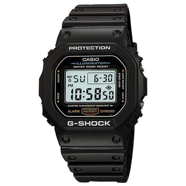 Casio G-Shock DW5600 DW-5600E-1V Digital Men Watch (Black) (2-Years Replacement Warranty) DW5600E-1VDF