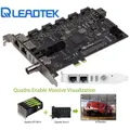 LEADTEK nVidia Quadro SYNC II Card to connects up to 32 4K Synchronized Displays for GP100 P4000 P5000 P6000 Project Overlay & Stereoscopic Display
