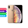 Apple iPhone XS (64GB, Gold, Global Ver) - Refurbished - As New