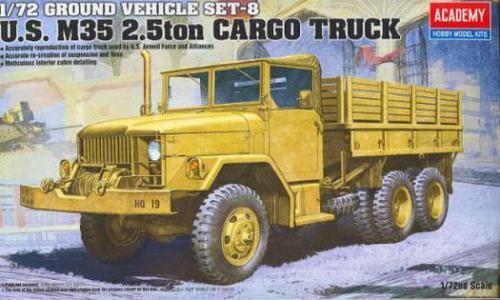 1/72 M35 2.5Ton Truck Plastic Model Kit