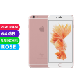 Apple iPhone 6s+ Plus (64GB, Rose Gold, Global Ver) - Excellent - Refurbished