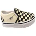Vans Womens Comfortable Asher Checkerboard Slip On Shoes