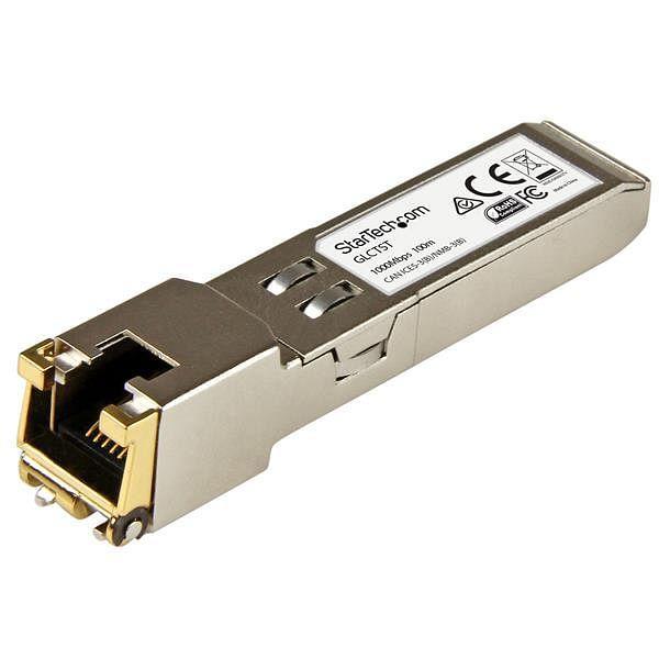 StarTech Gb RJ45 Copper SFP Transceiver - Cisco GLC-T Compatible SFP [GLCTST]