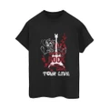 Looney Tunes Womens/Ladies Taz Monster Rock Cotton Boyfriend T-Shirt (Black) (S)