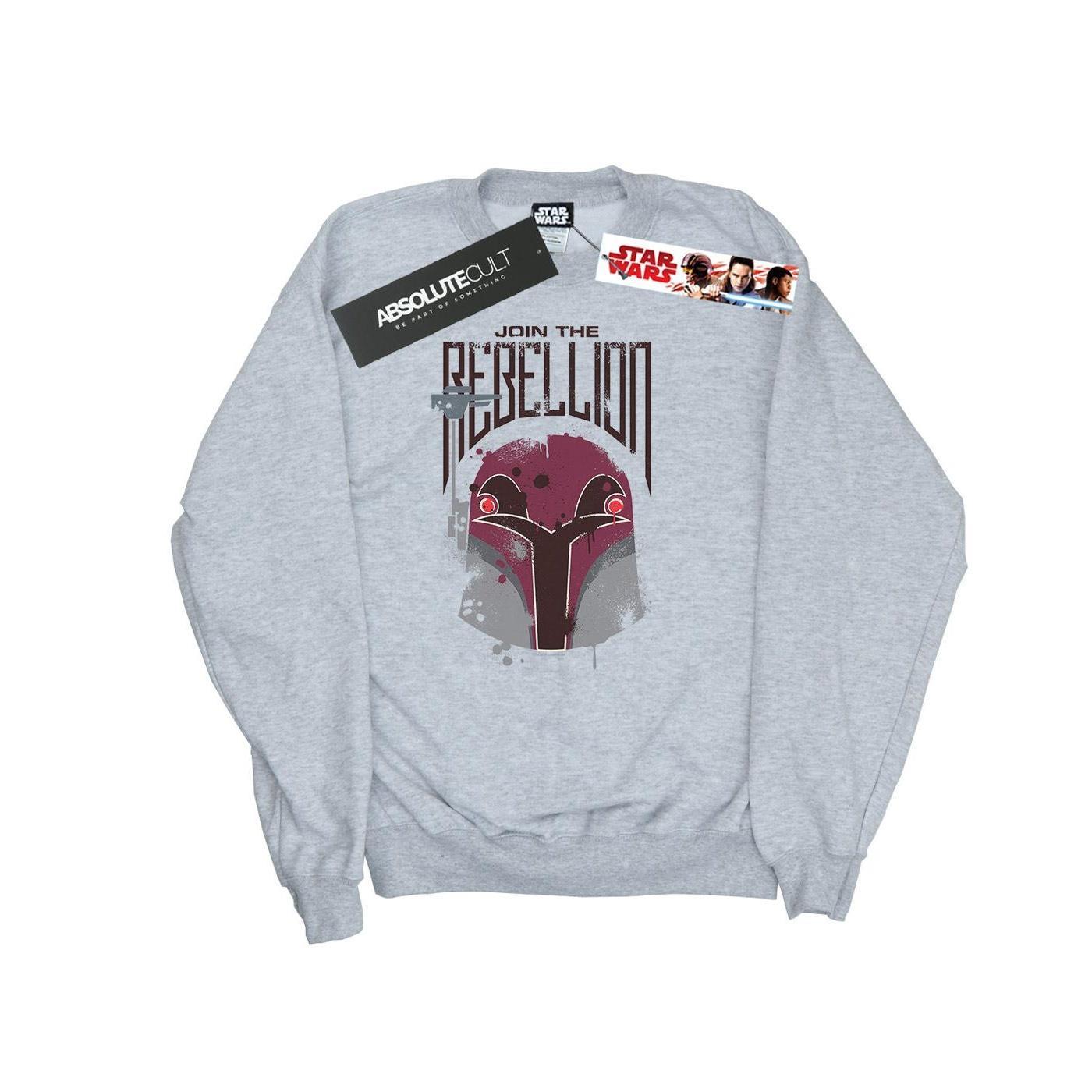 Star Wars Mens Rebels Rebellion Sweatshirt (Sports Grey) (XXL)