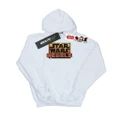 Star Wars Mens Rebels Logo Hoodie (White) (XXL)
