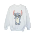 Disney Girls Lilo And Stitch Big Print Sweatshirt (White) (7-8 Years)