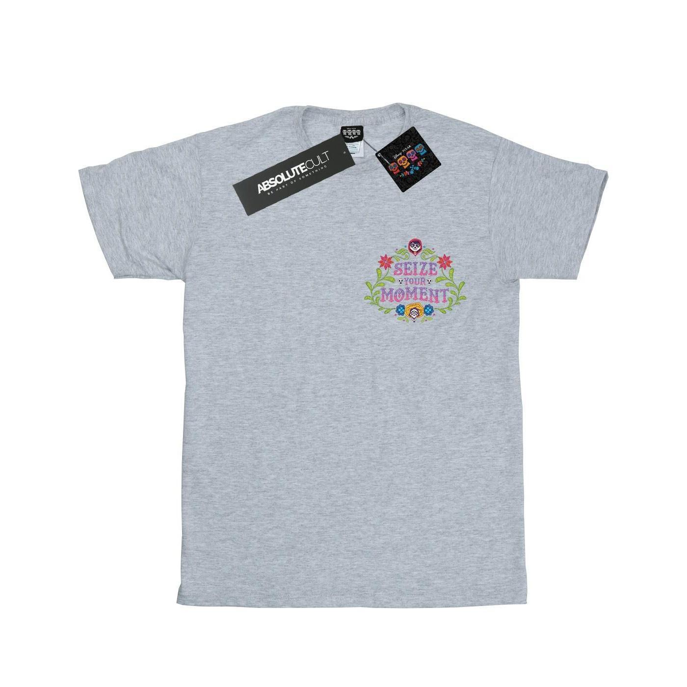 Disney Girls Coco Seize Your Moment Cotton T-Shirt (Sports Grey) (5-6 Years)