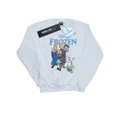 Disney Girls Frozen Happy Trolls Sweatshirt (White) (5-6 Years)